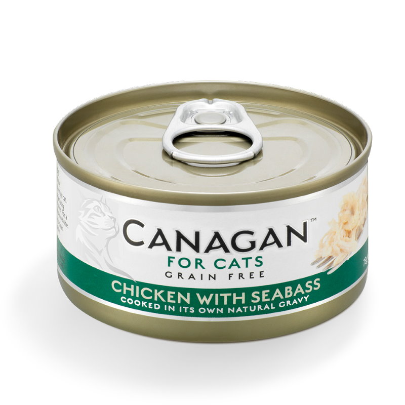 無穀物貓主食罐-雞肉伴鱸魚配方