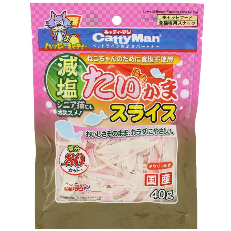 貓小食 低鹽鯛魚鱈魚絲