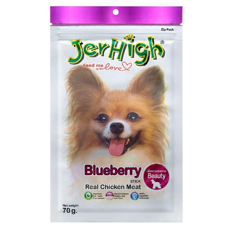狗小食 藍莓雞條