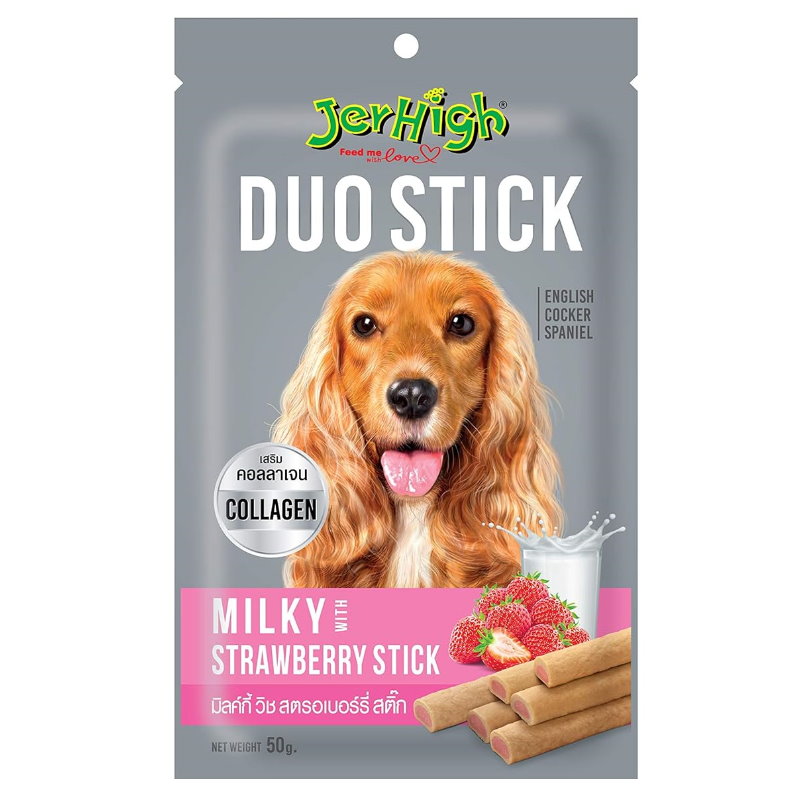 夾心小食 牛奶+士多啤梨