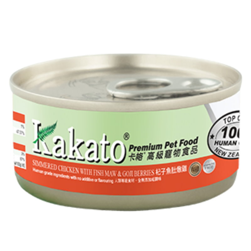 貓狗鮮食罐 - 杞子魚肚燉雞