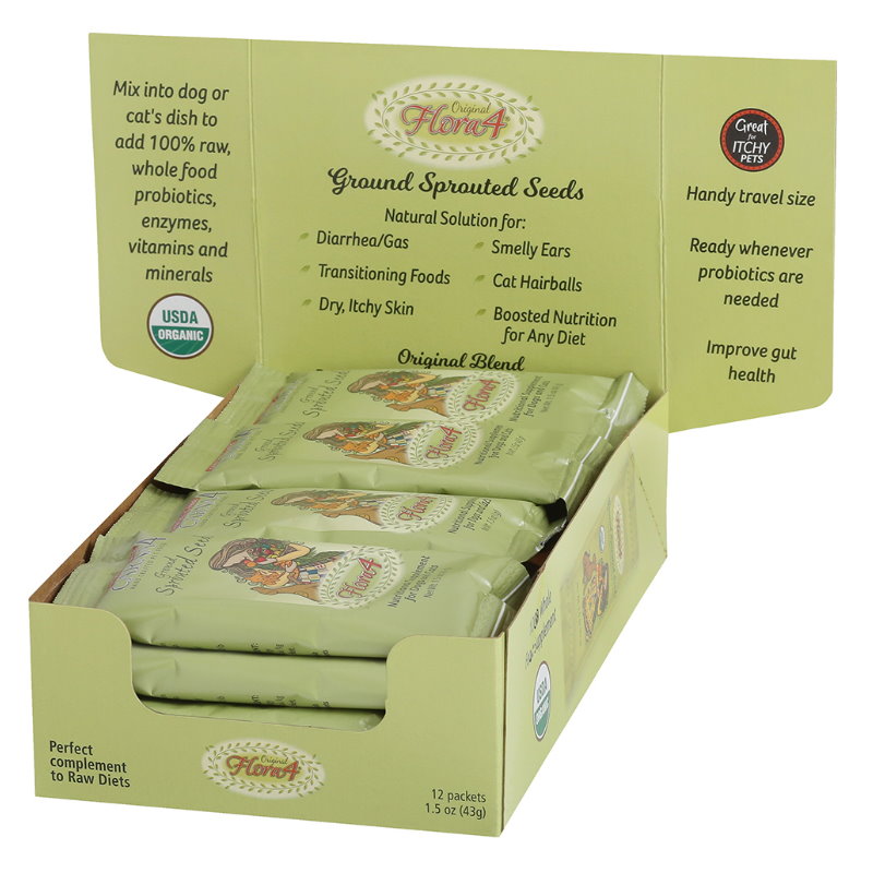 Flora4® 100%發芽種子混糧 貓狗小食