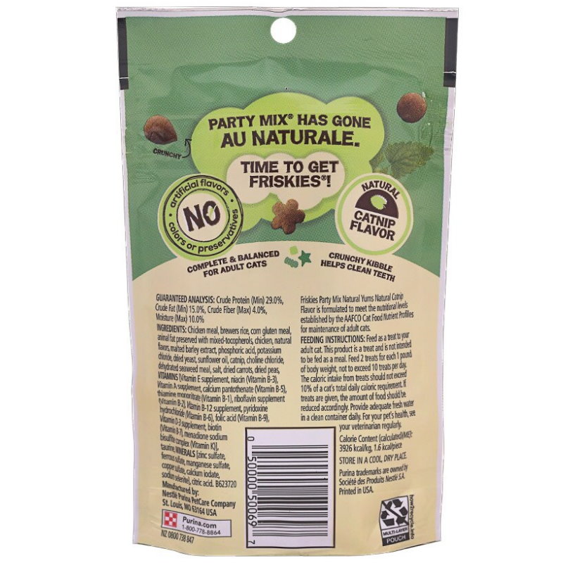 PARTY MIX NATURAL YUM-貓草味