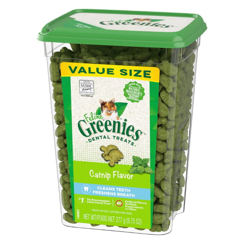 珍寶桶 潔齒貓小食 貓草味