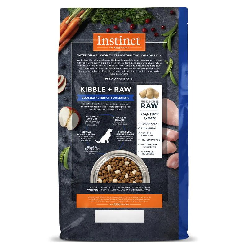 生肉無穀物雞肉老犬糧