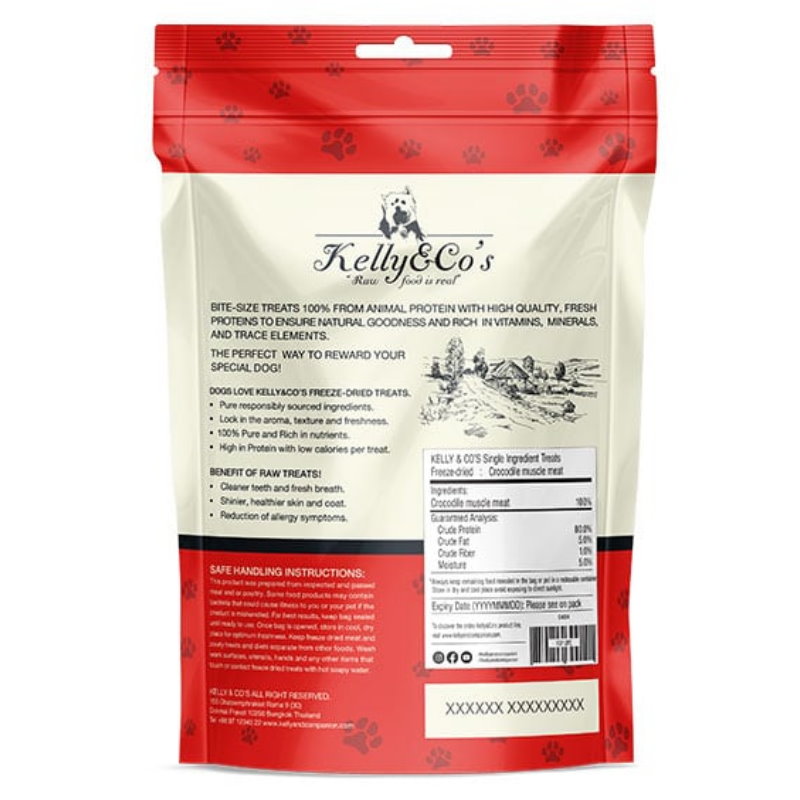 凍乾狗小食-鱷魚肉